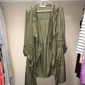 Army Green - Hooded Anorak Style